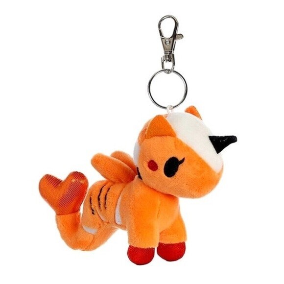 Aurora‎ Tokidoki Marea Orange Mermicorno Plush Clip On Figure Keychain Bag Charm - Picture 7 of 7